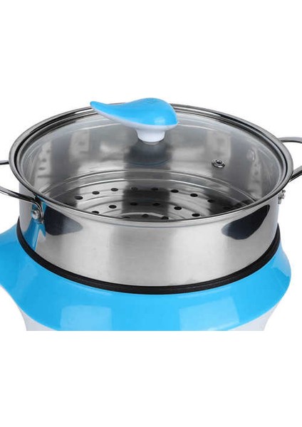 Mini Işlevli Elektrikli Pişirme Makinesi Yapışmaz Multicooker Sıcak Tencere Gıda Vapur (Yurt Dışından)