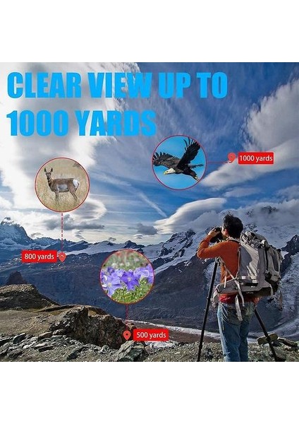 Monoküler Teleskop 12X50, Su Geçirmez Starscope Monoküler Hd Bak4 Hedef Çekim Için Prizma Avcılık Kuş Gözlemciliği, (Siyah) (Yurt Dışından) fırsatları