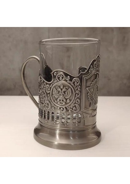 1 Adet Nordic Metal Vintage Küçük Kadehi Ev Dekorasyon Yaratıcı Düğün Eve Yükleme Hediyeler Ev Kupası Oyma Desen | Eski Moda Cam (Yurt Dışından)