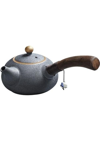 Seramik Yan Kolu Çaydanlıklar El Yapımı Porselen Çay Seti Ev Kettle Kravat Guanyin Oolong Teaware Supplies | Çaydanlıklar (Yurt Dışından)