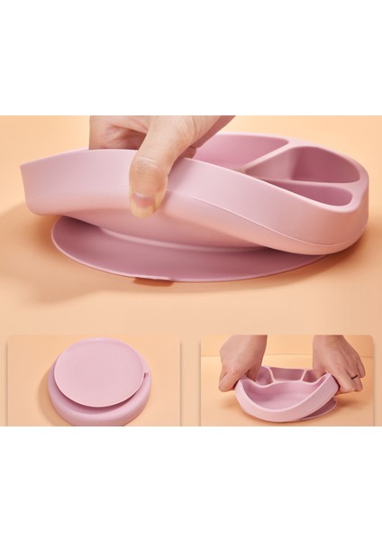 Bebek Silikon Vantuz Yemeği Tabağı Bebek Gıda Takviyesi Kase Kapaklı | Bulaşıklar (Yurt Dışından) fırsatları