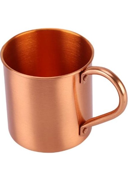 Saf Bakır Moskova Katı Kupa Katı Pürüzsüz Kokteyl Için Astar Olmadan Kahve Bira Süt Su Bardağı Ev Bar Drinkware Serin | Kupalar (Altın) (Yurt Dışından)