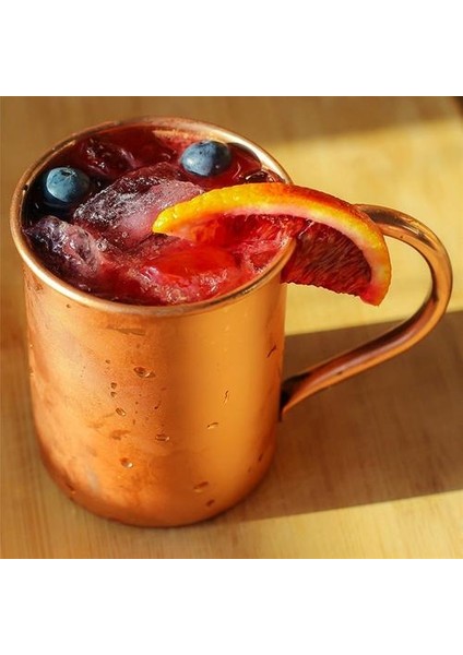 Saf Bakır Moskova Katı Kupa Katı Pürüzsüz Kokteyl Için Astar Olmadan Kahve Bira Süt Su Bardağı Ev Bar Drinkware Serin | Kupalar (Altın) (Yurt Dışından) fırsatları