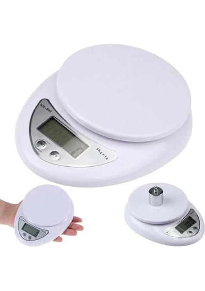 Elektronik Dijital Ölçek 5 kg / 0.1g Ev Platformu Ölçeği Mutfak Ölçeği Pişirme Ölçüm Gıda Pişirme Araçları | Tartım Terazi (Yurt Dışından)