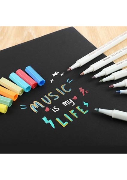 Fotoğraf Albümleri Bellek Kitaplar Craft Kitap Noel Hediyesi Dıy Scrapbooking Albümü ile Marker Kalemler Düğün Doğum Günü Çocuk Hediye | Fotoğraf Albümleri (Yurt Dışından) fiyatları