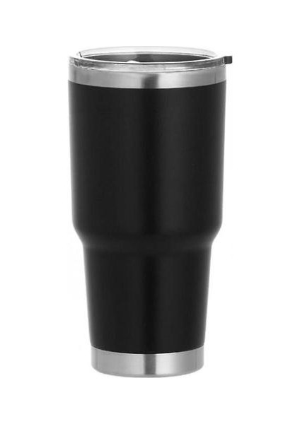 30OZ Plastik Püskürtme Araba Kupa Araba Kupa Bira Kupa (Siyah) (Yurt Dışından)