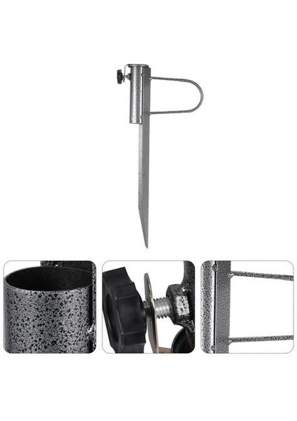 Plaj Şemsiye Kum Çapa Metal Şemsiye Tutucu Evrensel Stand (Dik Açı) | Şemsiye (Yurt Dışından)