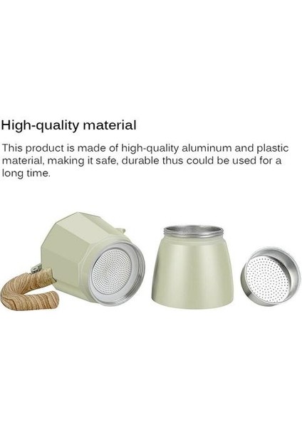 Kahve Makinesi Alüminyum Mocha Espresso Percolator Pot Kahve Makinesi Moka Pot 6cup Stopetop Kahve Makinesi | Kahve Tencereler (Yurt Dışından)