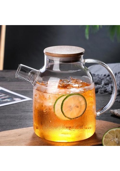 Şeffaf Borosilikat Cam Çaydanlık Isıya Dayanıklı Cam Su Sürahi Temizle Çiçek Çay Kung Fu Su Isıtıcısı Ofis Ev Aracı | Çaydanlıklar (Yurt Dışından)