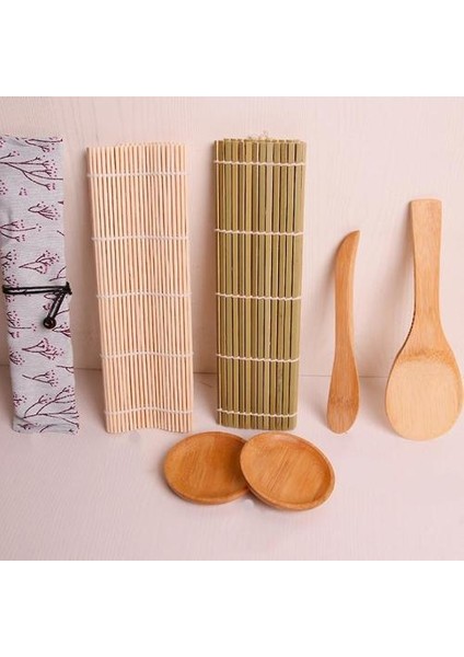 Dıy Suşi Set Mutfak Kırıcı, Suşi Perdeleri Seti, Baget, Suşi Tabağı ve Kaşık (Yurt Dışından)