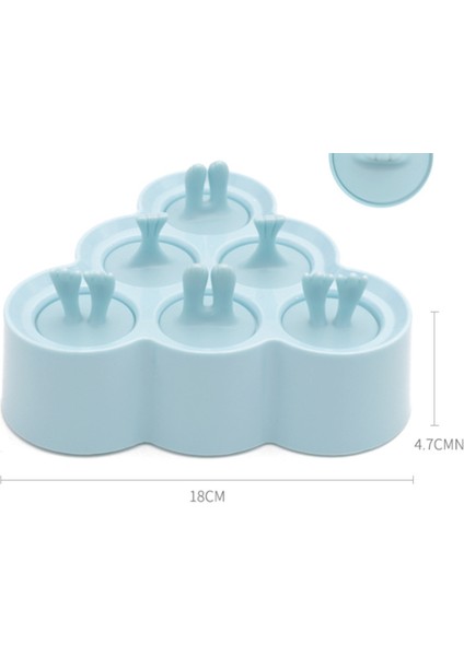 Dondurma Kalıp Buz Küp Kalıpları Popsicle Maker Plastik Mutfak Aletleri Popsicle Kalıp Dondurma Tepsi Dondurma Silikon Kalıp | Dondurma Küvetleri (Yurt Dışından)
