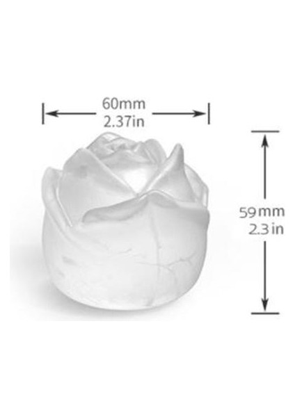 Gül Çiçek Buz Küpü Maker Kalıp Kokteyl Mix Buz Yaratıcı Gül Çiçek 4 Silikon ile Buz Tepsisi ile Molde Silicona Kokteyl Dekor | Dondurma Küvetleri (Siyah) (Yurt Dışından) modelleri