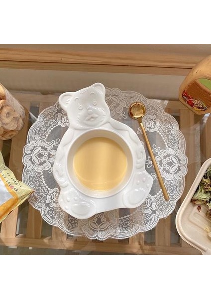 Seramik Ayı Şekli Buğulanmış Yumurta Kase Ev Pişirme Fırın Sofra Porselen Salatası Tatlı Pişirme Kase Mutfak Aletleri | Kaseler (Yurt Dışından) fırsatları