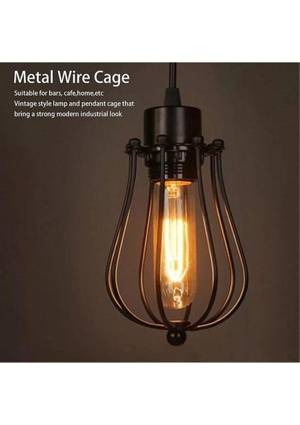 Lamba Kolye Avize Kapakları Metal Tel Kafes Tavan Cafe Barlar Lamba Shades (Yurt Dışından) fiyatları
