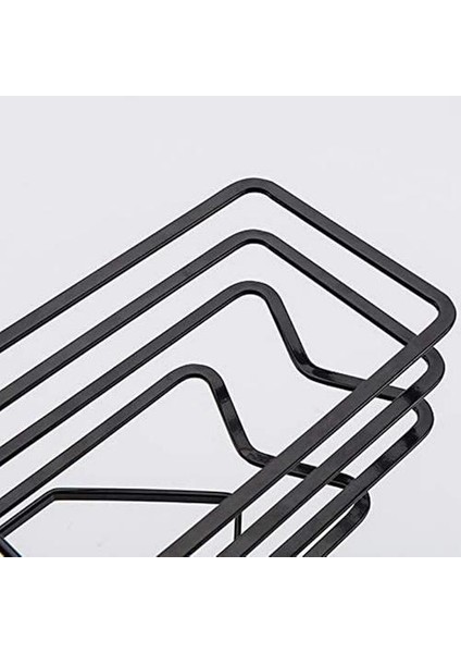 Kesme Tahtası Raf Doğrama Kurulu Organizatör Standı Tutucu Mutfak Tezgah Tencere Pan Kapakları Raf Organizatör Düz Çelik | (Siyah) (Yurt Dışından) modelleri
