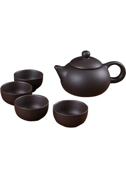 150 ml Zisha Kung Fu Çay Seti Yixing Çaydanlık El Yapımı Çay Potu Kupası Setceramik Çin Çay Töreni 4 Bardak Set 25ML | Teaware Setleri (Yurt Dışından)