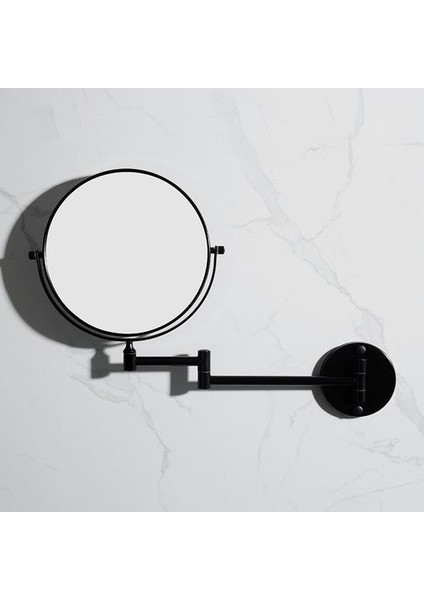 Banyo Siyah Ayna Duvara Monte Makyaj Aynası Banyo Güzellik Ayna Katlanır Büyüteç Duvara Monte Aynalar | Banyo Aynaları (Yurt Dışından) fiyatları