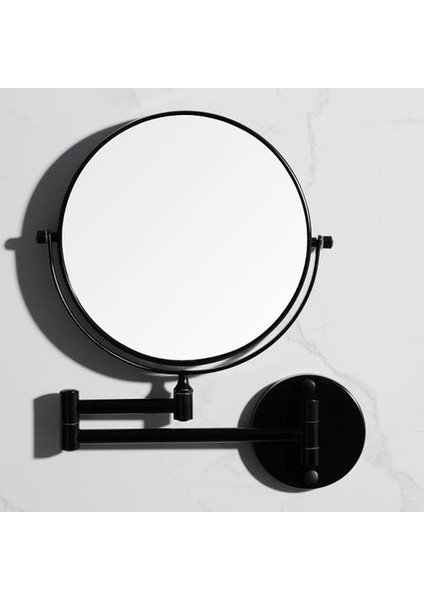 Banyo Siyah Ayna Duvara Monte Makyaj Aynası Banyo Güzellik Ayna Katlanır Büyüteç Duvara Monte Aynalar | Banyo Aynaları (Yurt Dışından) modelleri