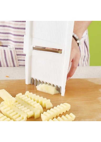 10 Takım Çok Fonksiyonlu 6 Parça Sebze Meyve Kesici Çatal Peeling Planing Salatalık Dilimleri Patates Rendelenmiş Sarımsak Mutfak Araçları (Yurt Dışından) fırsatları