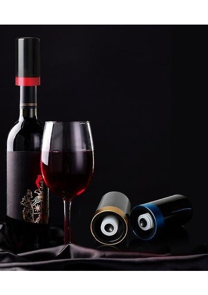 Otomatik Vakum Kırmızı Şarap Stoper, Şarap Vakum Taze Tutma Durdurucu, Yeniden Kullanılmış (Beyaz) (Yurt Dışından) fırsatları