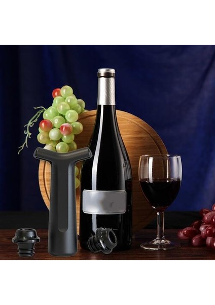 1 Takım Şarap Koruyucu Vakum Şişe Tıpa Seti 1 Pompa + 2 Caps Sızdırmazlık Preserver Şarap Içecekler Şişe Şapka Caps Silikon Şarap Tıpaları | Diğer Bar Araçları (Yurt Dışından)
