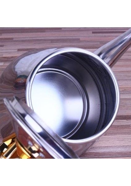 Paslanmaz Çelik Çaydanlık Su Isıtıcısı Indüksiyon Ocak Özel Gongfu Demlik Ev Filtresi ile Düz 1200ML | Çaydanlıklar (Yurt Dışından)