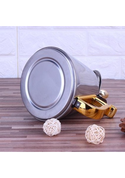 Paslanmaz Çelik Çaydanlık Su Isıtıcısı Indüksiyon Ocak Özel Gongfu Demlik Ev Filtresi ile Düz 1200ML | Çaydanlıklar (Yurt Dışından)