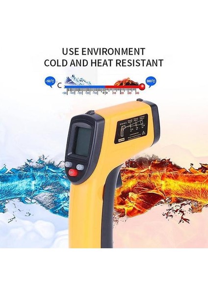 GM320 Temassız Termometre Kızılötesi LCD Monitör Kızılötesi Termometre Kızılötesi Termometre Lazer Hassas Dijital (Yurt Dışından)