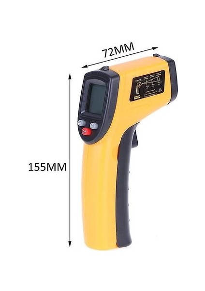 GM320 Temassız Termometre Kızılötesi LCD Monitör Kızılötesi Termometre Kızılötesi Termometre Lazer Hassas Dijital (Yurt Dışından)