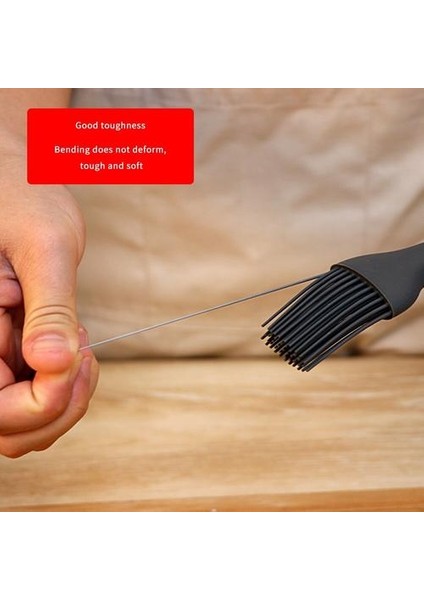 1 Takım Silikon Pişirme Gereçleri Set Ahşap Kolu Spatula Çorba Kaşığı Fırça Kepçe Makarna Kevgir Yapışmaz Tencere Mutfak Araçları (Yurt Dışından)