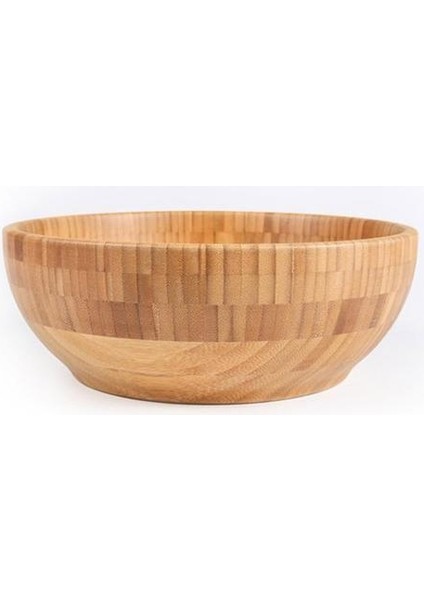 Bambu Salatası Kase Yuvarlak Servis Kase Doğal Ahşap Dağlık Meyve Aperatifler Için Mezeler Ahşap Meyve Kase El Sanatları | Kaseler (Yurt Dışından)