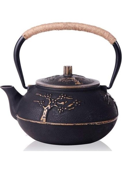 Dökme Demir Demlik Su Isıtıcısı Paslanmaz Çelik Infuser Süzgeç Plum Çiçeği 30 Ons 900 ml | Çaydanlıklar (Yurt Dışından)