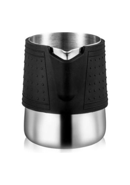 300 ml Paslanmaz Çelik Silikon Süt Frothing Sürahi Kapaklı Espresso Kahve Cappuccino Süt Krem Kupası Frothing Sürahi | Sütlüler (Yurt Dışından)
