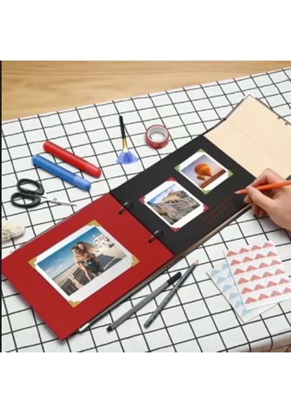 10 Inç Dıy Albümündeki Evlilik Yıldönümü Hediyesi Fotoğraf Karalama Defteri Kağıt Kendinden Yapışkanlı Bebek Büyüme Albümü Çocuk Albümü | Fotoğraf Albümleri (Siyah) (Yurt Dışından) modelleri