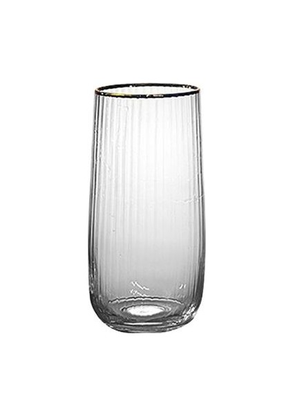 1 Adet 500 ml Japon Altın Silm Dikey Tahıl Cam Bardak Isıya Dayanıklı Ev Cofffe Süt Suyu Bar Drinkware Için Basit Bardaklar | Eski Moda Cam (Yurt Dışından)