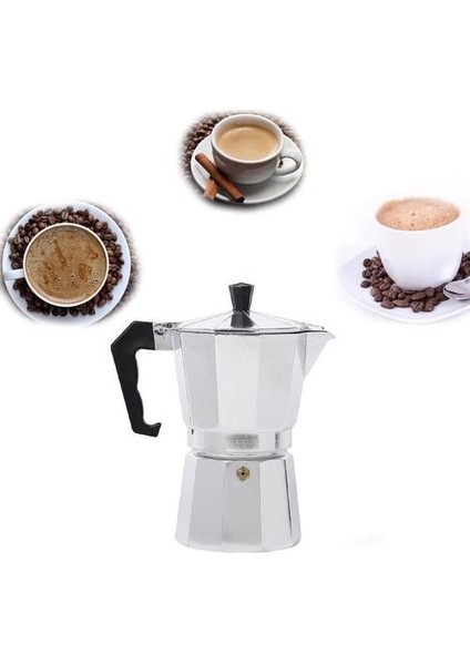 700 ml Cezve Espresso Maker Alüminyum Stopetop Ev Ofis Için Dayanıklı Mutfak Ow | Kahve Kapları (Yurt Dışından)