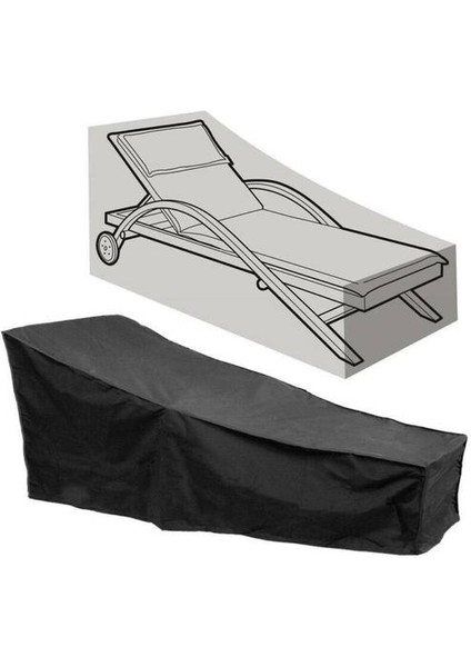 Ağır Su Geçirmez Güneş Şezlong Şezlong Bahçe Mobilya Kapak Patio Rattan (Yurt Dışından)