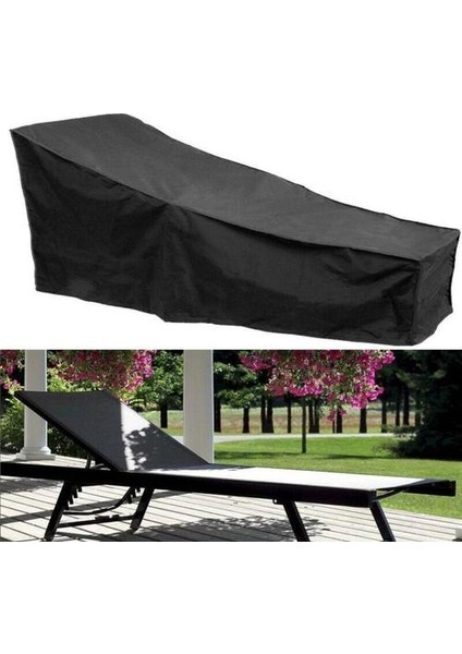 Ağır Su Geçirmez Güneş Şezlong Şezlong Bahçe Mobilya Kapak Patio Rattan (Yurt Dışından)