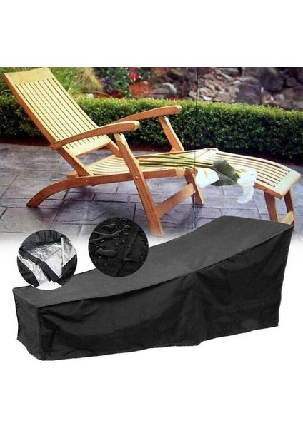 Ağır Su Geçirmez Güneş Şezlong Şezlong Bahçe Mobilya Kapak Patio Rattan (Yurt Dışından)