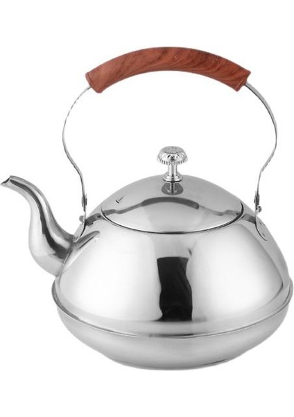 Büyük Kapasiteli Kalınlaşmış Paslanmaz Çelik Demlik Kahve Tencere Su Isıtıcısı ile Demlik Filtre Kahve Makinesi Kung Fu Çay Seti Çay Potu | Çaydanlıklar (Yurt Dışından)
