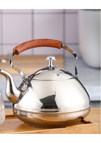 Büyük Kapasiteli Kalınlaşmış Paslanmaz Çelik Demlik Kahve Tencere Su Isıtıcısı ile Demlik Filtre Kahve Makinesi Kung Fu Çay Seti Çay Potu | Çaydanlıklar (Yurt Dışından)