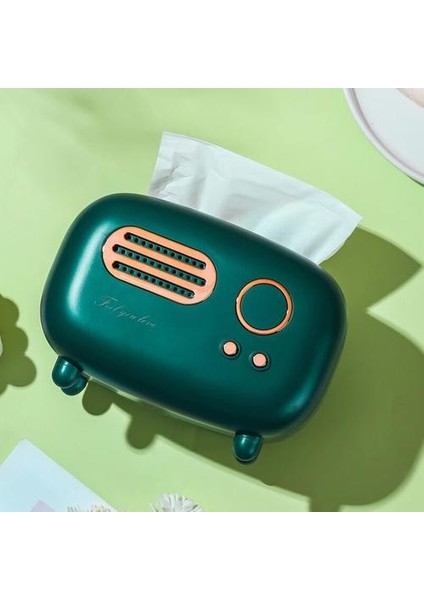 1 Adet Doku Kutusu Plastik Retro Radyo Modeli Masaüstü Kağıt Tutucu Islak Doku Bebek Mendil Kağıt Saklama Kutusu Napkin Organizatör Ev Aracı | Doku Kutuları (Yurt Dışından)