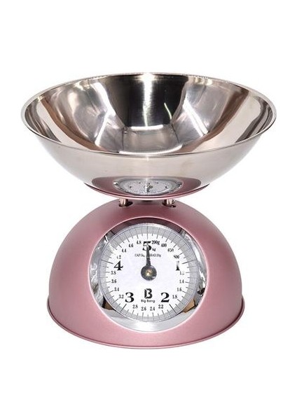 5 kg Mekanik Tip Paslanmaz Çelik Doğru Mutfak Ölçeği Kolay Oku Ölçüm Aracı Pişirme Ev Yemek Kase Pişirme ile Ağırlık | Mutfak Terazi (Yurt Dışından)