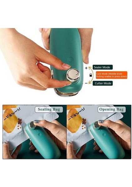 Taşınabilir Mini Mühürleyen Vakum Sızdırmazlık Makinesi El Isı Mühürleyen Mutfak Paketleme Makinesi Için Chip Çanta Plastik Gıda Saklama Torbaları | Çanta Klipleri (Yurt Dışından) fırsatları