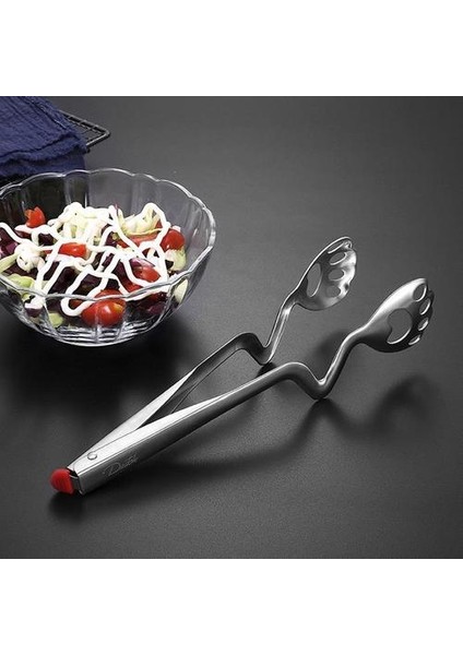 Gıda Maşası Paslanmaz Çelik Kilitleme Kedi Paw Yapışmaz Et Salata Ekmek Barbekü Mutfak Aksesuarları Için Maşa Turları | Maşa (Yurt Dışından) fiyatları
