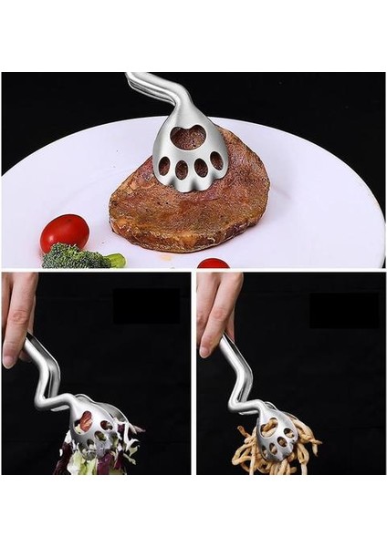 Gıda Maşası Paslanmaz Çelik Kilitleme Kedi Paw Yapışmaz Et Salata Ekmek Barbekü Mutfak Aksesuarları Için Maşa Turları | Maşa (Yurt Dışından) fırsatları