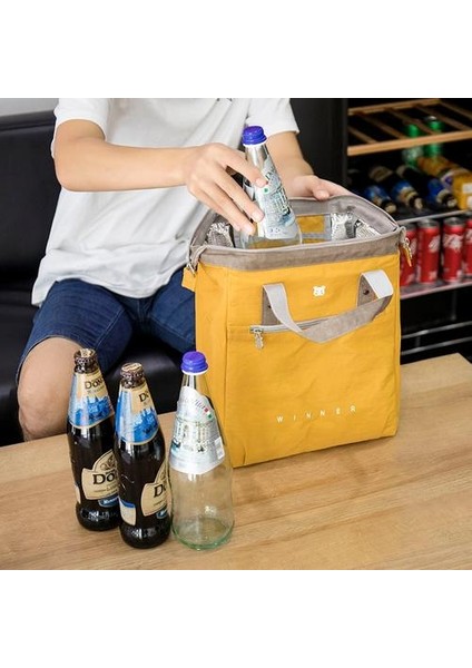 Taşınabilir Öğle Yemeği Çantası Yeni Termal Yalıtımlı Öğle Yemeği Kutusu Tote Soğutucu Çantası Bento Kılıfı Öğle Yemeği Konteyner Okul Gıda Saklama Torbaları | Öğle Yemeği Çantalar (Yurt Dışından) fiyatları