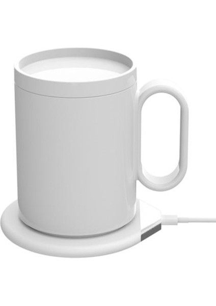 USB Kupa Isıtıcı 2 1 Evrensel Kablosuz Şarj, Kahve Fincanı Mat Isıtıcı Isıtma Sıcaklık Coaster Ofis Home | Mats & Amp;pedler (Yurt Dışından)