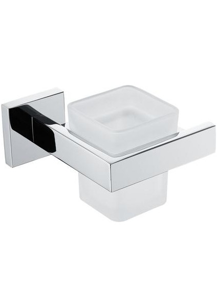 Banyo Lehçe Cam Bardak Tutucular Kupası Tumbler Tutucu Kare Diş Fırçası Cam Tek Fincan Tutucu Banyo Aksesuarları | Kupa ve Amp;bardak Tutucular (Yurt Dışından)