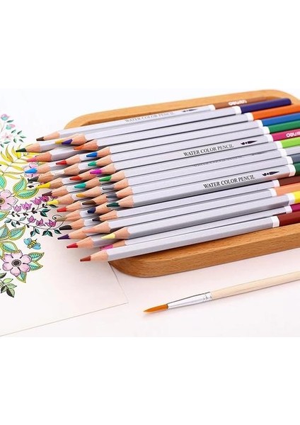 72 Renkler / Set Sanat Boyama Için Renkli Kalem Seti Profesyonel Ahşap Suluboya Tasarım Graffiti Kırtasiye Malzemeleri | Renkli Kalemler (Yurt Dışından)